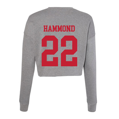 Seattle - NCAA Men's Soccer : Luke Hammond - Women's Cropped Crew Fleece-1