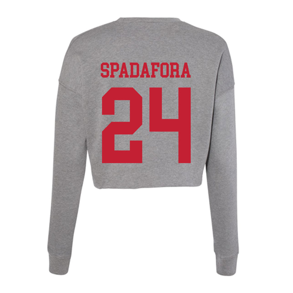 Seattle - NCAA Softball : Karen Spadafora - Women's Cropped Crew Fleece-1