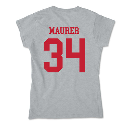 Seattle - NCAA Men's Basketball : Austin Maurer - Soft Style Women’s T-Shirt-1