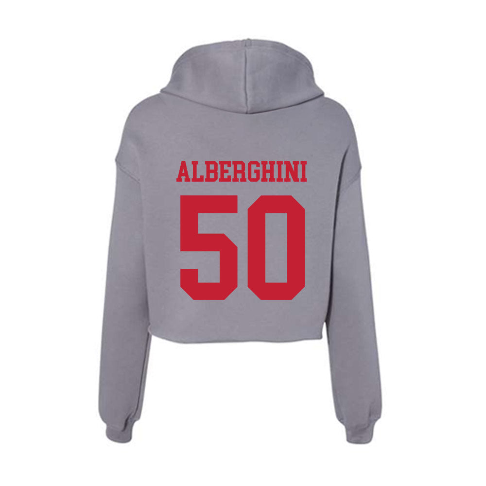 Seattle - NCAA Baseball : Kaden Alberghini - Women's Crop Fleece Hoodie-1