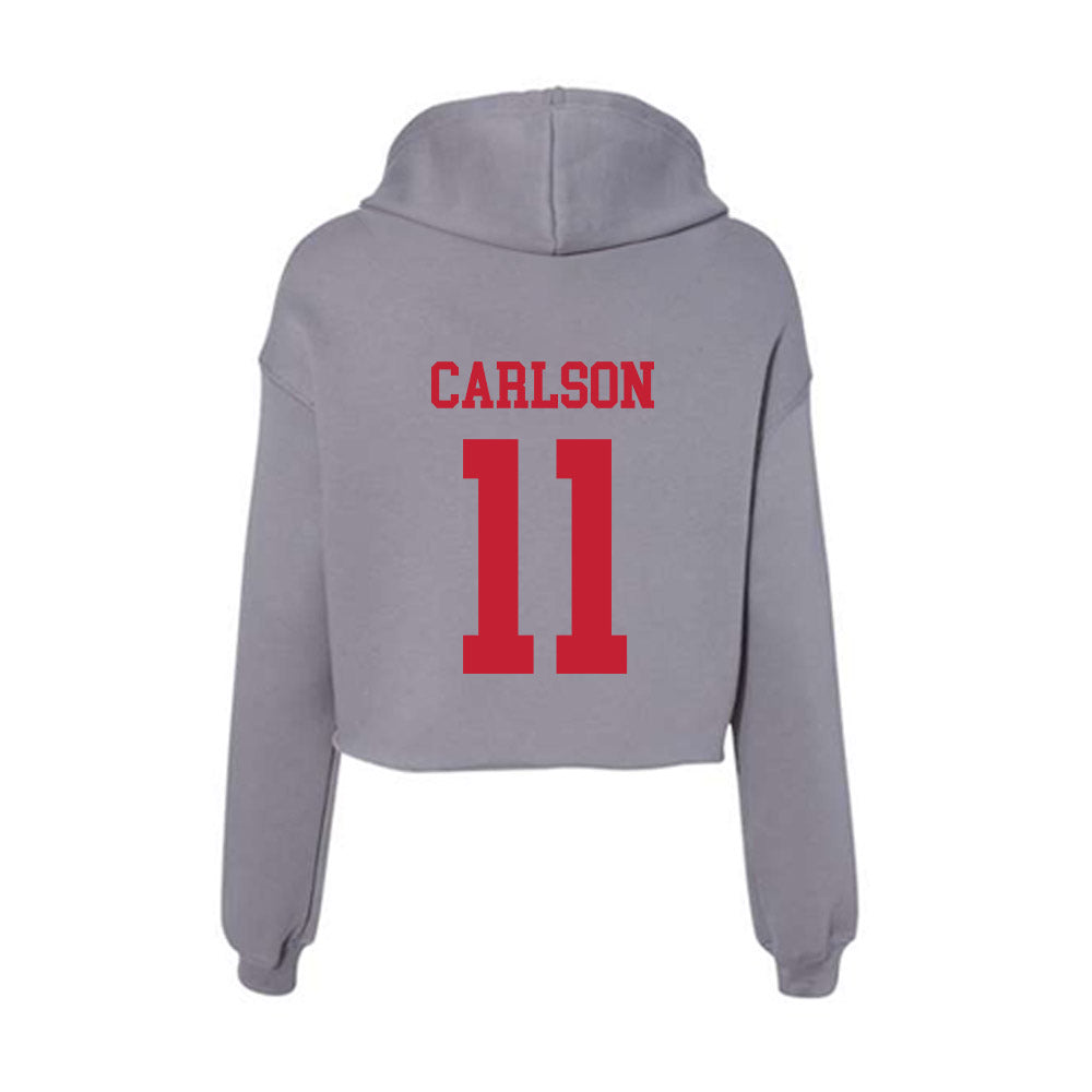 Seattle - NCAA Baseball : Hayden Carlson - Women's Crop Fleece Hoodie-1