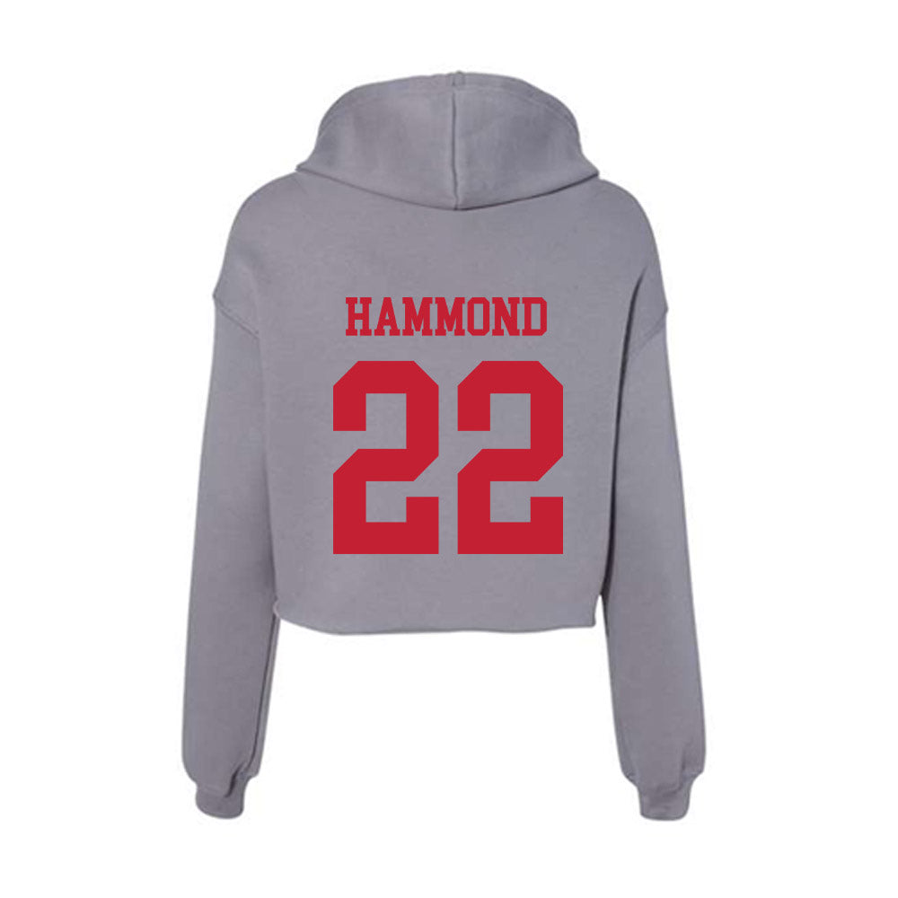 Seattle - NCAA Men's Soccer : Luke Hammond - Women's Crop Fleece Hoodie-1