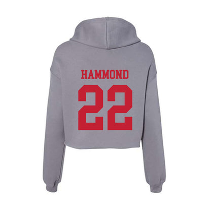 Seattle - NCAA Men's Soccer : Luke Hammond - Women's Crop Fleece Hoodie-1