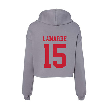 Seattle - NCAA Women's Soccer : Sonia Lamarre - Women's Crop Fleece Hoodie-1