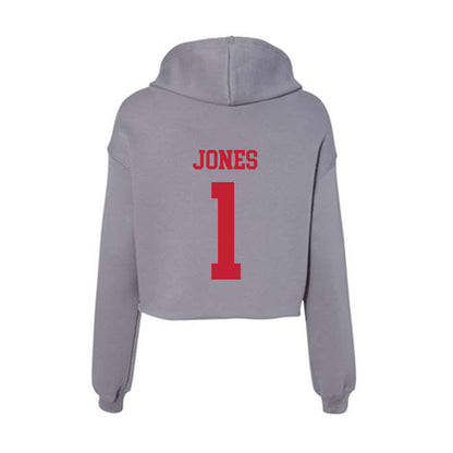 Seattle - NCAA Women's Volleyball : Bella Jones - Women's Crop Fleece Hoodie-1