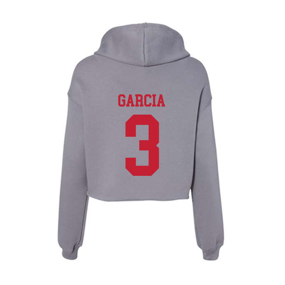 Seattle - NCAA Women's Volleyball : Clara Garcia - Women's Crop Fleece Hoodie-1