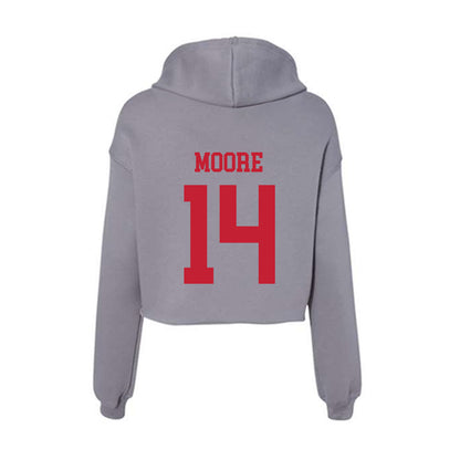 Seattle - NCAA Women's Volleyball : Linnaea Moore - Women's Crop Fleece Hoodie-1