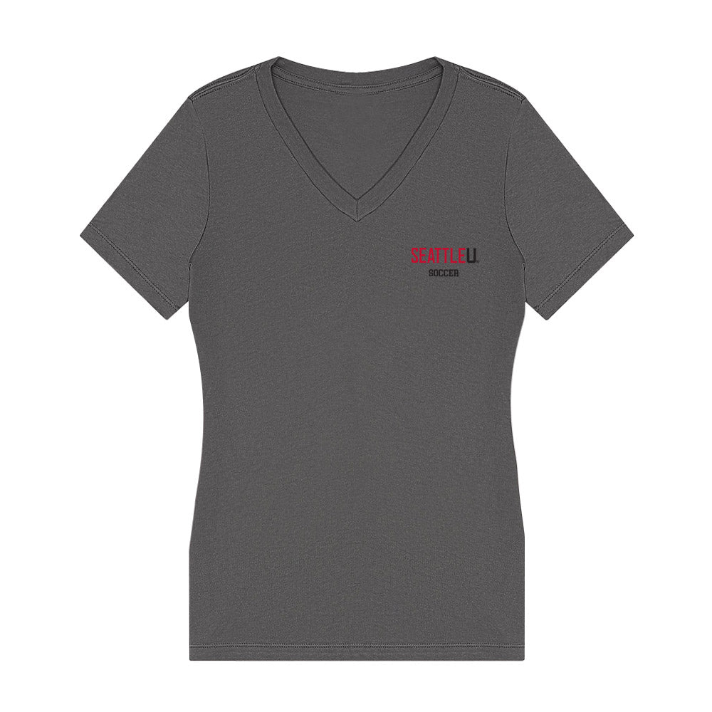 Seattle - NCAA Men's Soccer : Owen Purvis - Women's V-Neck T-Shirt-0