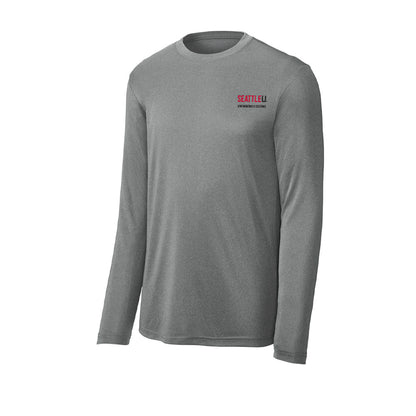 Seattle - NCAA Men's Swimming & Diving : Mathias Synnott - Activewear Long Sleeve T-Shirt-0