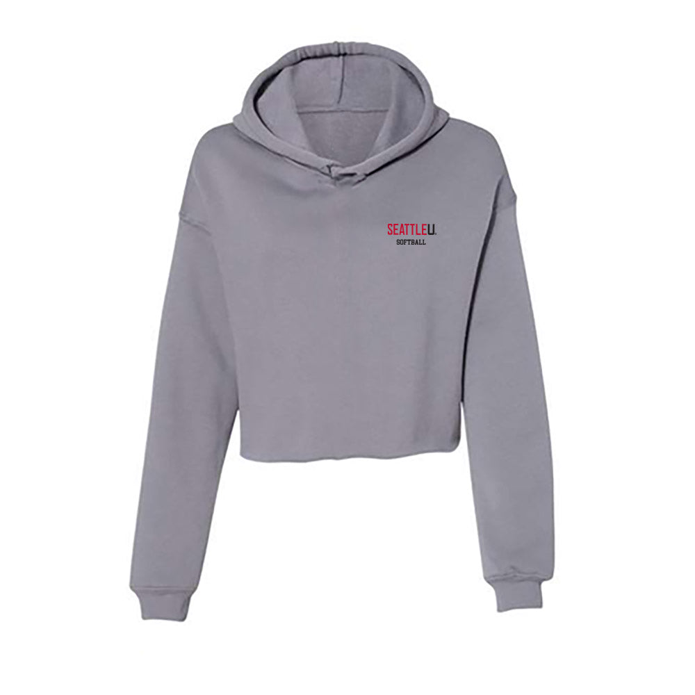 Seattle - NCAA Softball : Bella Ely - Women's Crop Fleece Hoodie-0