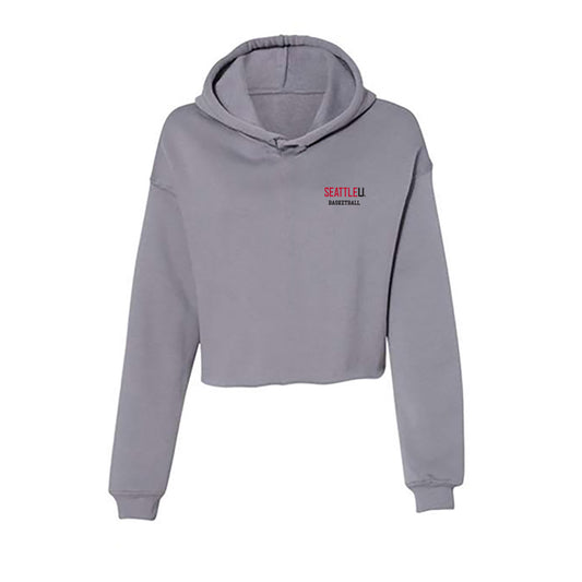 Seattle - NCAA Men's Basketball : Jojo Murphy - Women's Crop Fleece Hoodie-0