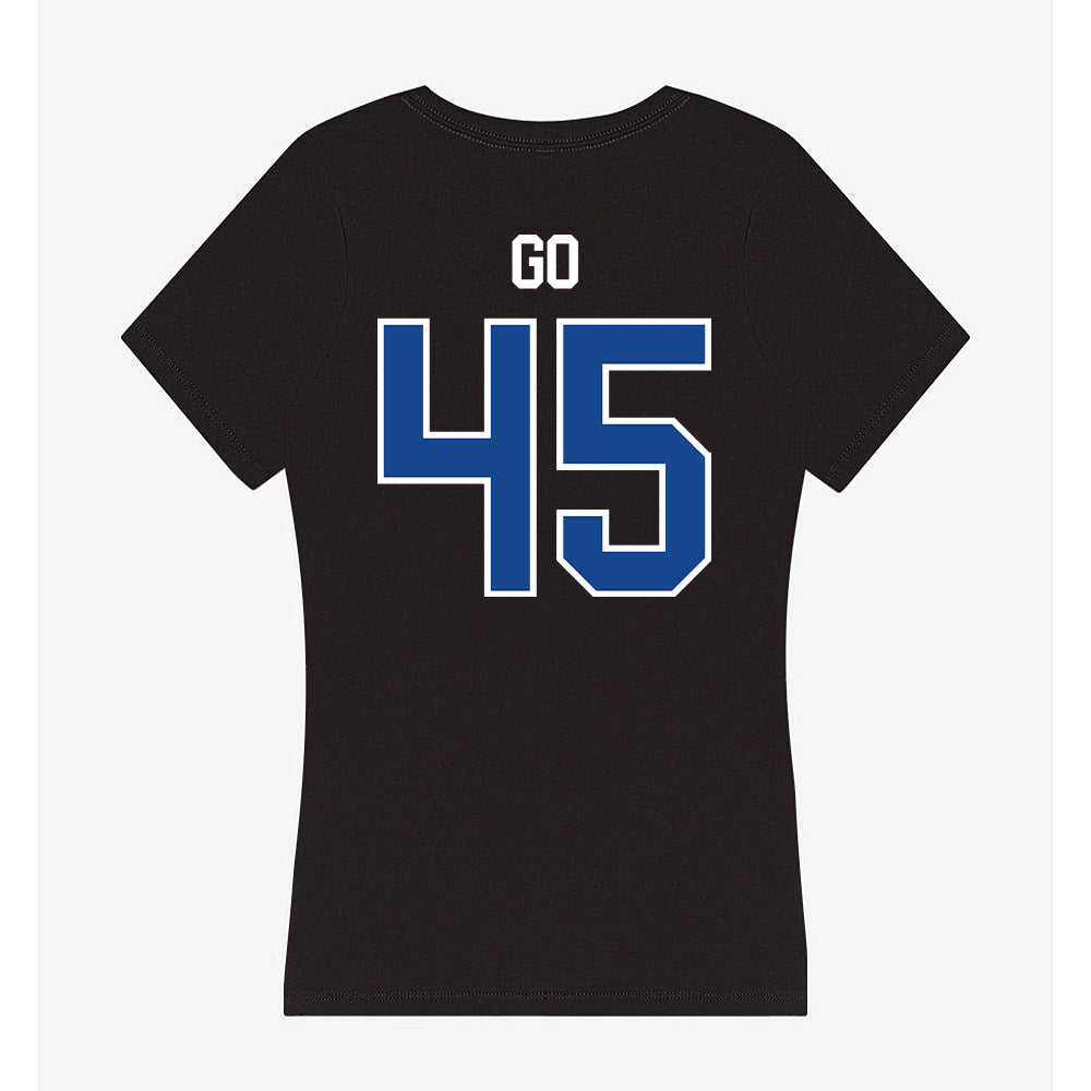 Georgia State - NCAA Football : Jo Go - Classic Shersey Women's V-Neck T-Shirt-1