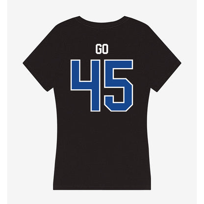 Georgia State - NCAA Football : Jo Go - Classic Shersey Women's V-Neck T-Shirt-1