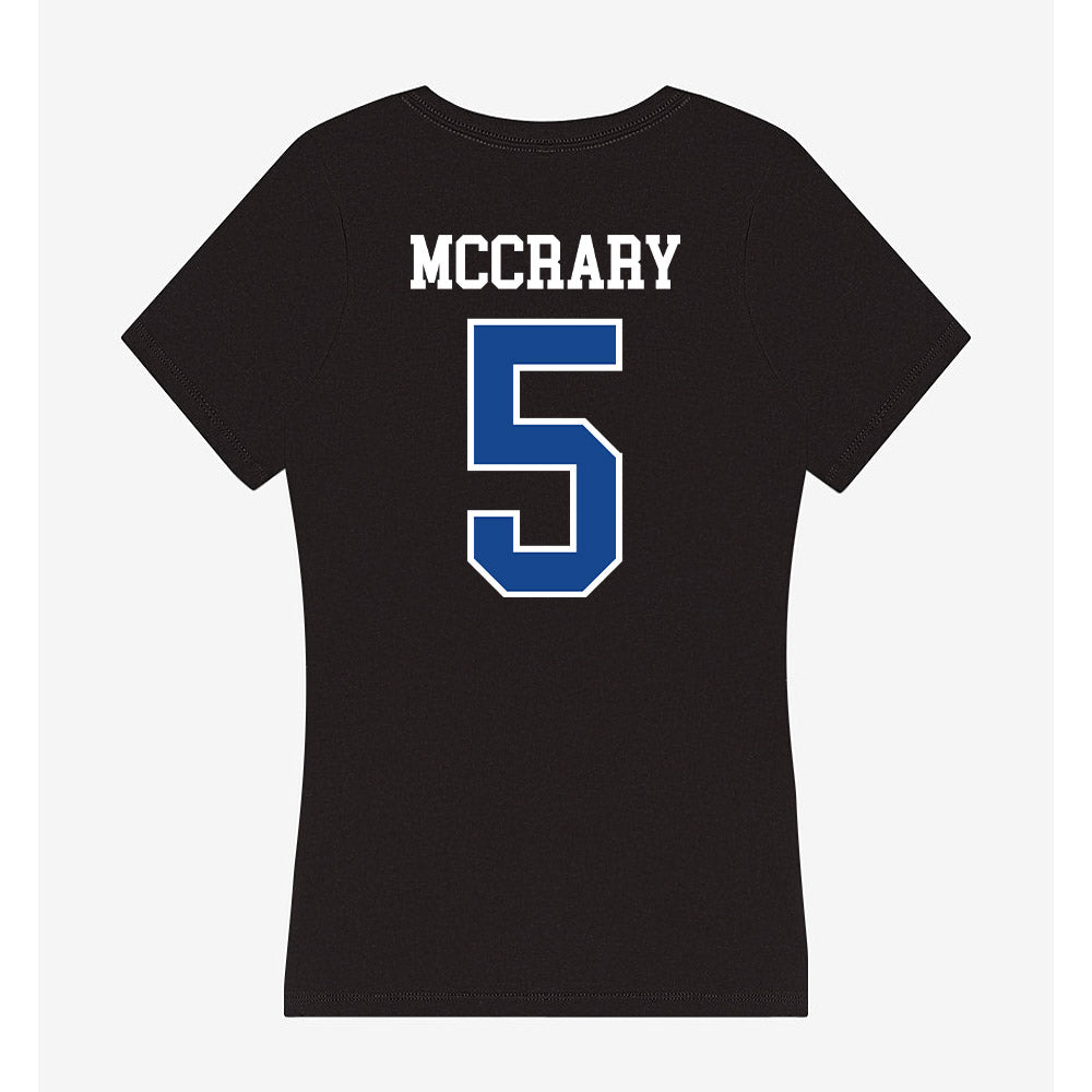 Georgia State - NCAA Football : Lanear Mccrary - Classic Shersey Women's V-Neck T-Shirt-1