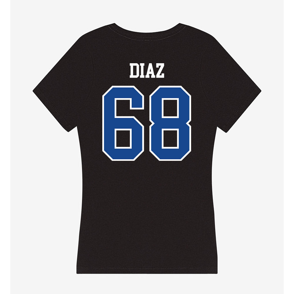 Georgia State - NCAA Football : Peter Diaz - Classic Shersey Women's V-Neck T-Shirt-1