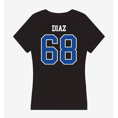 Georgia State - NCAA Football : Peter Diaz - Classic Shersey Women's V-Neck T-Shirt-1