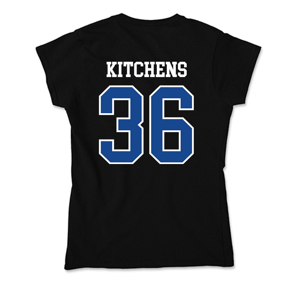 Georgia State - NCAA Football : Braxton Kitchens - Classic Shersey Soft Style Women’s T-Shirt-1