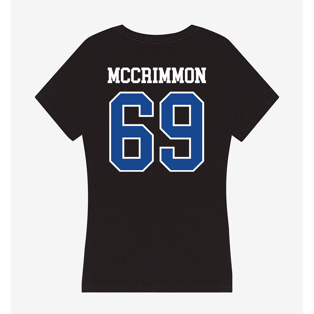 Georgia State - NCAA Football : Jeremiah McCrimmon - Classic Shersey Women's V-Neck T-Shirt-1