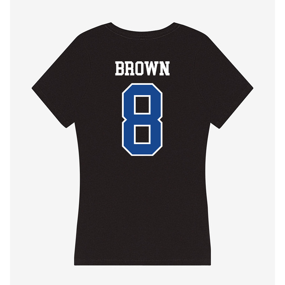 Georgia State - NCAA Football : Cameran Brown - Classic Shersey Women's V-Neck T-Shirt-1