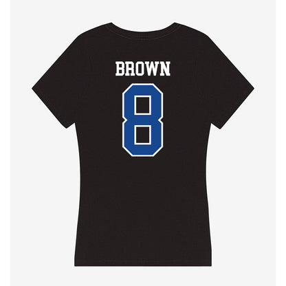 Georgia State - NCAA Football : Cameran Brown - Classic Shersey Women's V-Neck T-Shirt-1