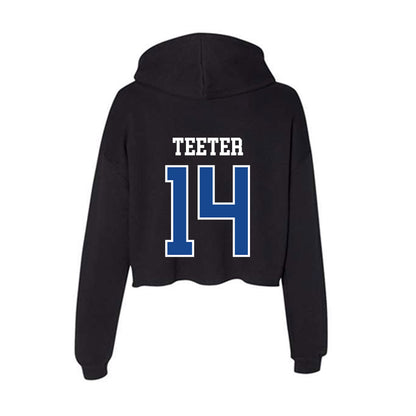 Georgia State - NCAA Football : Christian Teeter - Classic Shersey Women's Crop Fleece Hoodie-1