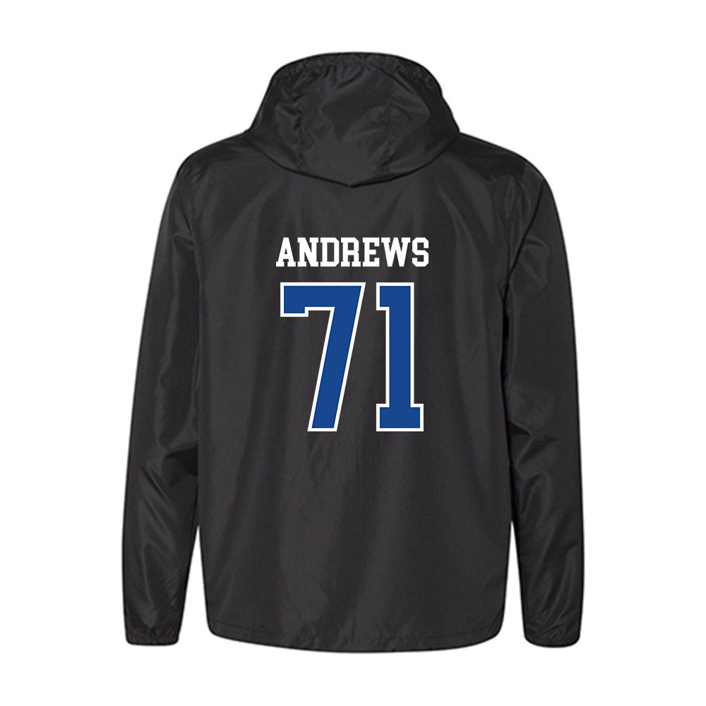 Georgia State - NCAA Football : Aidan Andrews - Classic Shersey Windbreaker-1