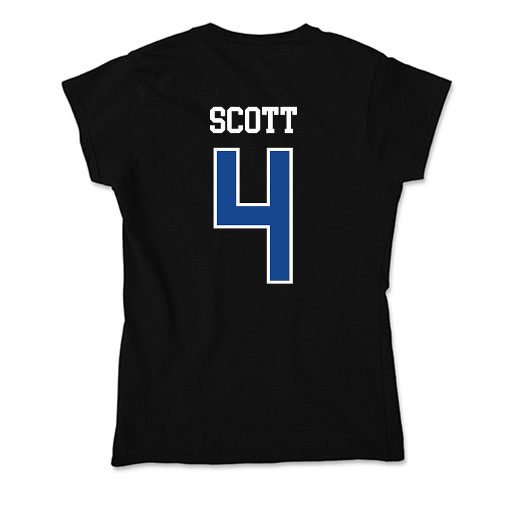 Georgia State - NCAA Men's Basketball : Trey Scott - Classic Shersey Soft Style Women’s T-Shirt-1