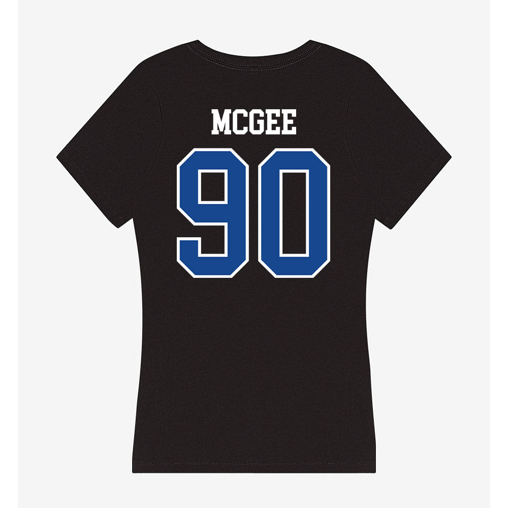 Georgia State - NCAA Football : Zamar McGee - Classic Shersey Women's V-Neck T-Shirt-1