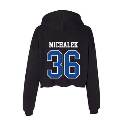 Georgia State - NCAA Women's Soccer : Lundyn Michalek - Classic Shersey Women's Crop Fleece Hooded Sweatshirt-1