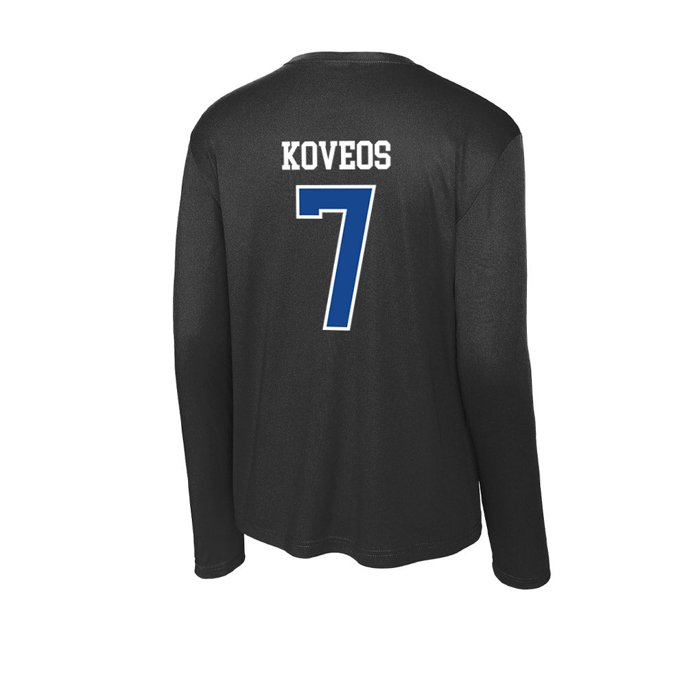 Georgia State - NCAA Men's Basketball : Emmanuel Koveos - Classic Shersey Activewear Long Sleeve T-Shirt-1