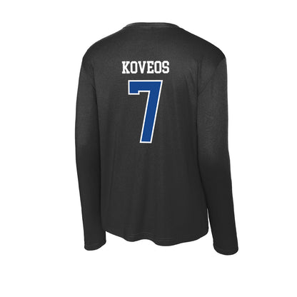 Georgia State - NCAA Men's Basketball : Emmanuel Koveos - Classic Shersey Activewear Long Sleeve T-Shirt-1