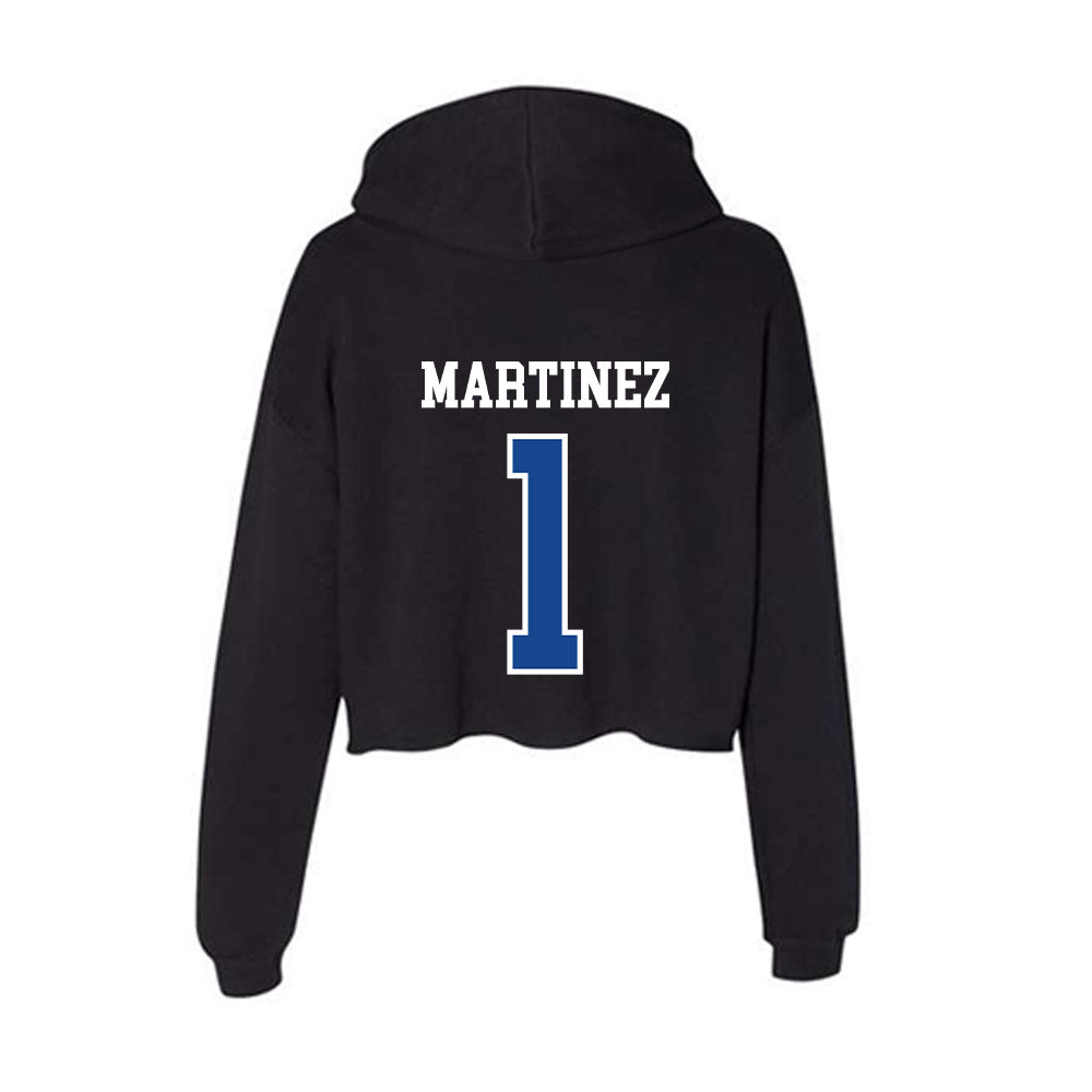 Georgia State - NCAA Baseball : Wilmer Martinez - Classic Shersey Women's Crop Fleece Hoodie-1
