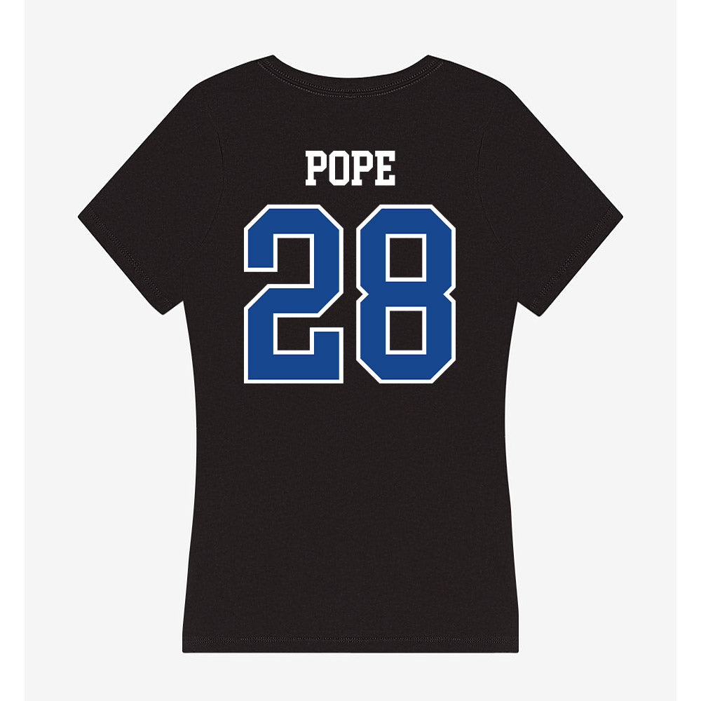 Georgia State - NCAA Football : Josiah Pope - Classic Shersey Women's V-Neck T-Shirt-1