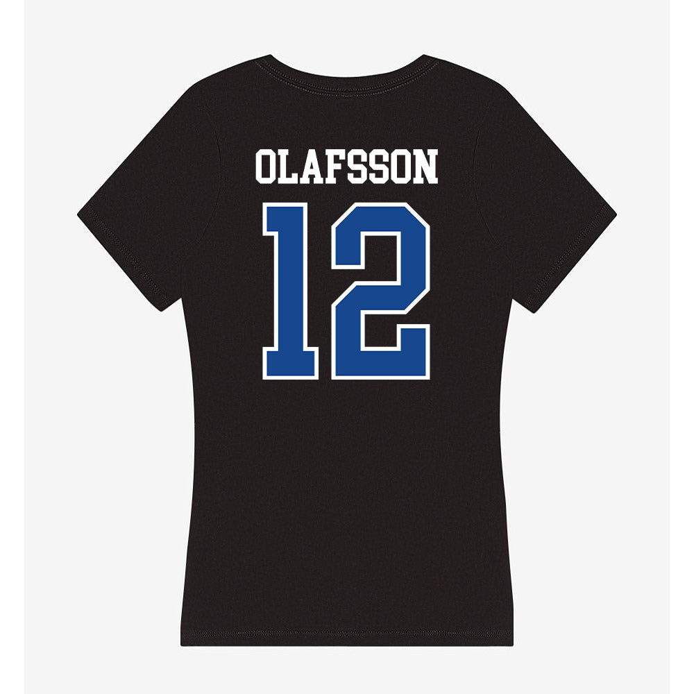 Georgia State - NCAA Football : Jadon Olafsson - Classic Shersey Women's V-Neck T-Shirt-1