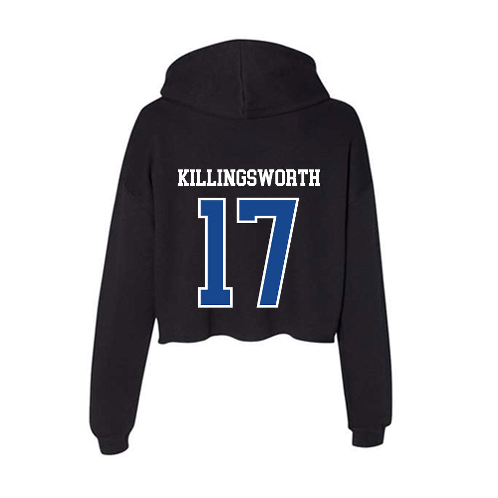 Georgia State - NCAA Baseball : Austin Killingsworth - Classic Shersey Women's Crop Fleece Hoodie-1