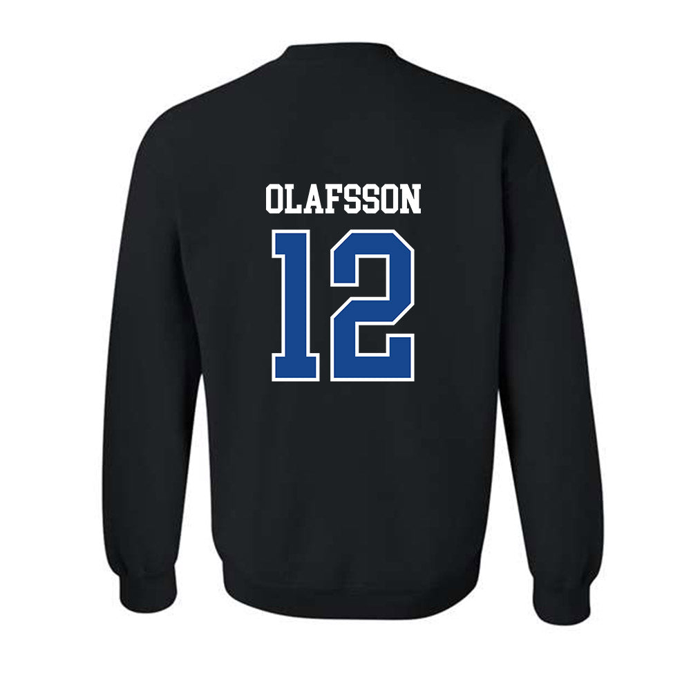 Georgia State - NCAA Football : Jadon Olafsson - Classic Shersey Crewneck Sweatshirt-1