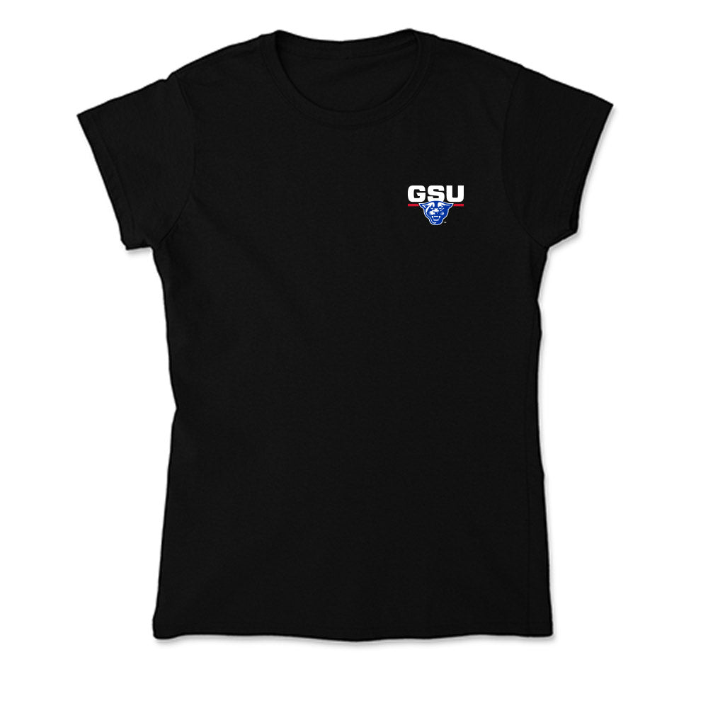 Georgia State - NCAA Football : Jalen Jordan - Classic Shersey Soft Style Women’s T-Shirt-0