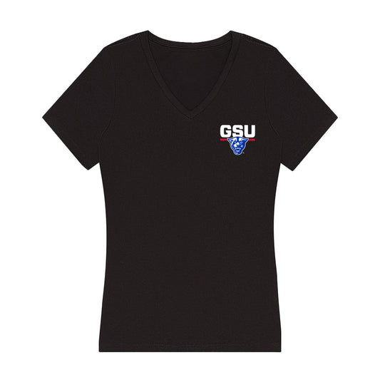 Georgia State - NCAA Football : Antonio Wesley - Women's V-Neck T-Shirt-0