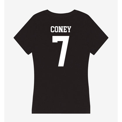 UTPB - NCAA Football : Kharel Coney - Women's V-Neck T-Shirt-1