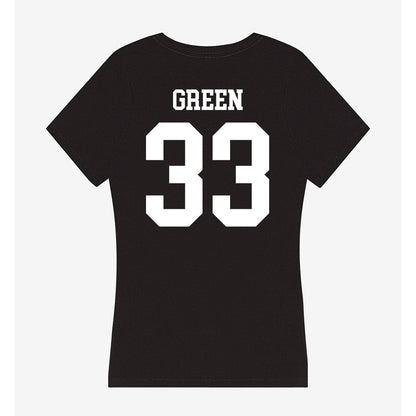 UTPB - NCAA Football : Devin Green - Women's V-Neck T-Shirt-1