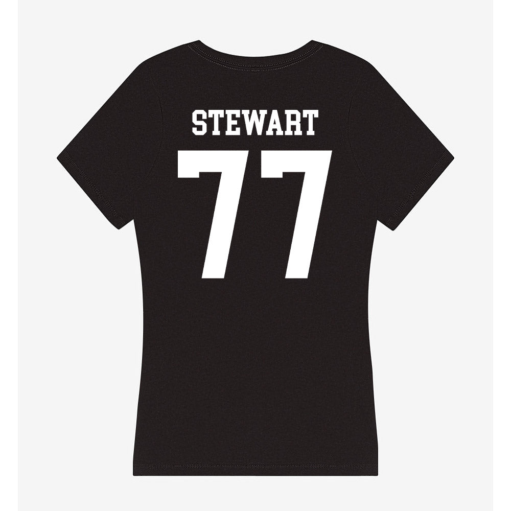 UTPB - NCAA Football : Braylon Stewart - Women's V-Neck T-Shirt-1