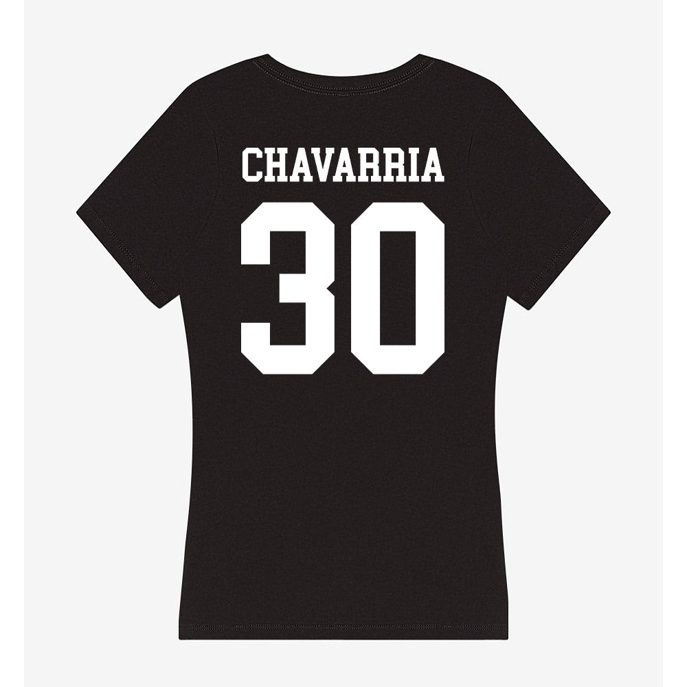 UTPB - NCAA Football : Diego Chavarria - Women's V-Neck T-Shirt-1