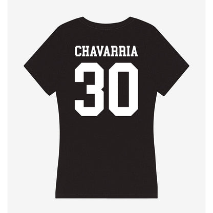 UTPB - NCAA Football : Diego Chavarria - Women's V-Neck T-Shirt-1
