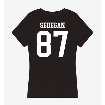 UTPB - NCAA Football : Caleb Sedegan - Women's V-Neck T-Shirt-1