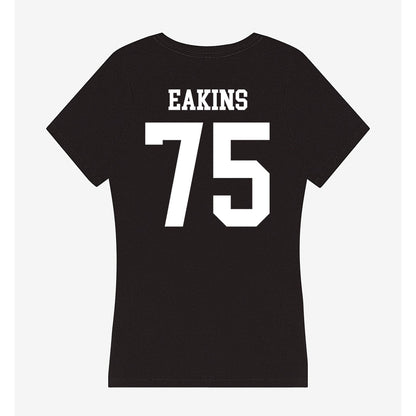 UTPB - NCAA Football : Torbyn Eakins - Women's V-Neck T-Shirt-1