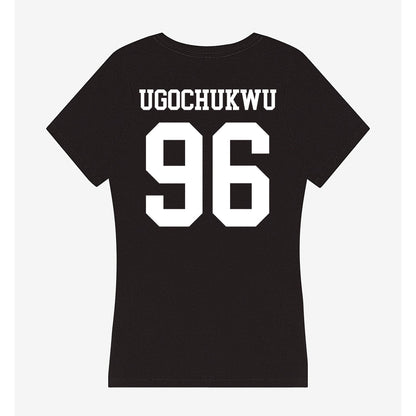 UTPB - NCAA Football : Godgive Ugochukwu - Women's V-Neck T-Shirt-1
