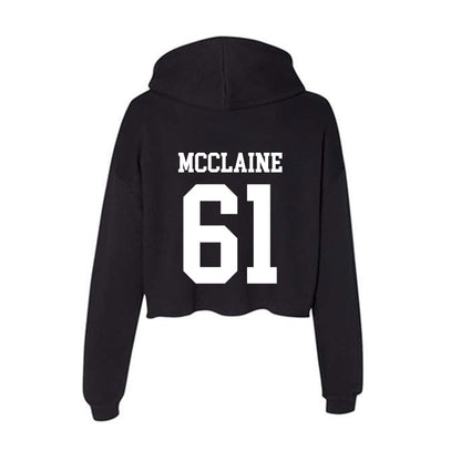 UTPB - NCAA Football : Jordan Mcclaine - Women's Crop Fleece Hoodie-1