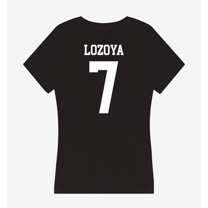 UTPB - NCAA Baseball : Sebastian Lozoya - Women's V-Neck T-Shirt-1