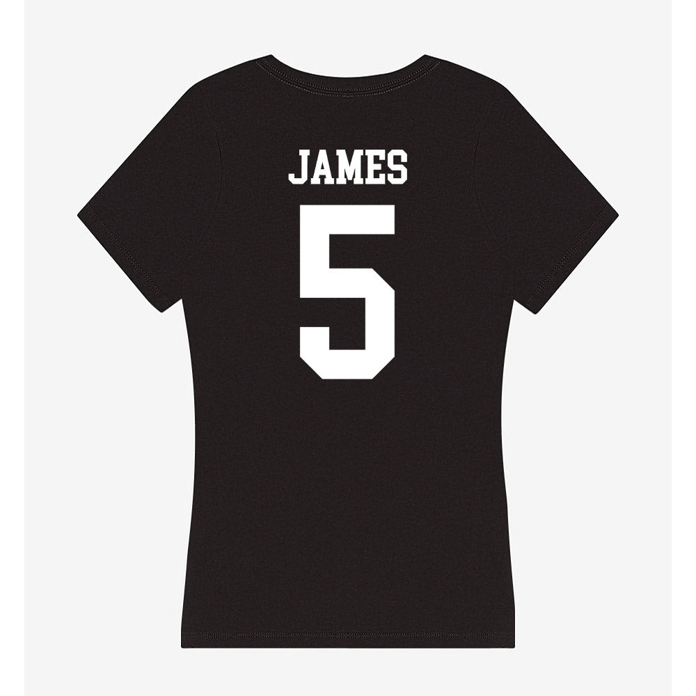 UTPB - NCAA Baseball : Solomon James - Women's V-Neck T-Shirt-1