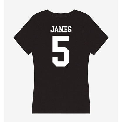 UTPB - NCAA Baseball : Solomon James - Women's V-Neck T-Shirt-1